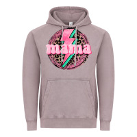 Vintage Zinc Mama leopard background Mother's Day Vintage Hoodie - CowGirlArtShop