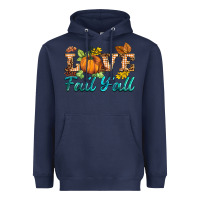 Navy love fall y'all Heavyweight Hoodie - BarkalooDesign