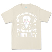 Bone lunch lady halloween ghost cafeteria worker all hallows' eve t shirt Premium Tee - trangStudio