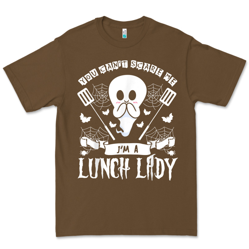 Lunch Lady Halloween Ghost Cafeteria Worker All Hallows' Eve T Shirt Premium Tee by trangStudio | Teevron