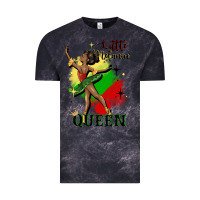 Cloud Black little melanin queen Vintage Tee - CowGirlArtShop