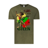 Vintage Olive little melanin queen Vintage Tee - CowGirlArtShop