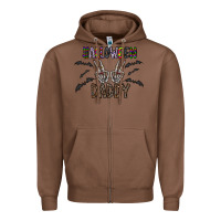 Chestnut halloween daddy Zipper Hoodie - CowhideDigitalArt