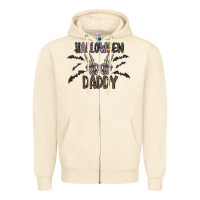 Sandshell halloween daddy Zipper Hoodie - CowhideDigitalArt