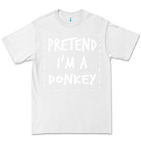 White pretend i m a donkey halloween costume Premium Tee - trangStudio