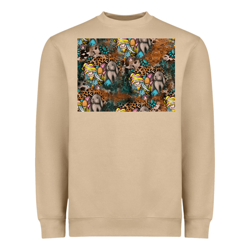 Easter Pattern Heavyweight Sweatshirt by CowhideDigitalArt | Teevron