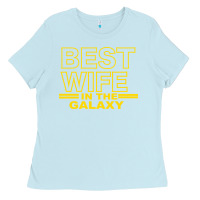 Baby Blue BEST WIFE IN THE GALAXY Ladies Tee - Bettercallsaul