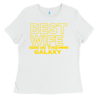 White BEST WIFE IN THE GALAXY Ladies Tee - Bettercallsaul