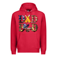 Cardinal American Flag Dad Bod Premium Hoodie - LillyAllenDesigns