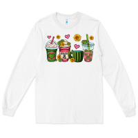 White stuck on you cactus coffee cups Long Sleeve Tee - OliviaCreatesArt