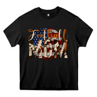 Black football mom Heavy Core Tee - Jasminsmagicworld