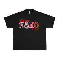 Black xoxo calf Urban Heavy Tee - RanaPortraitStore