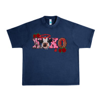 Navy xoxo calf Urban Heavy Tee - RanaPortraitStore