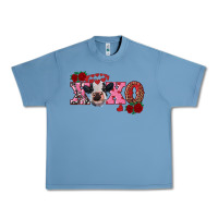 Pebble Blue xoxo calf Urban Heavy Tee - RanaPortraitStore