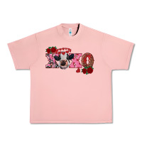 Salmon xoxo calf Urban Heavy Tee - RanaPortraitStore