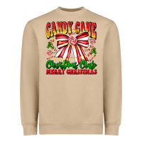 Candy Cane Christmas Club Heavyweight Sweatshirt | Teevron