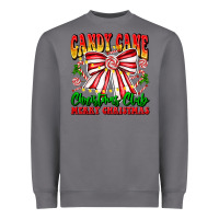 Storm Candy Cane Christmas Club Heavyweight Sweatshirt - CowhideDigitalArt