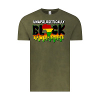 Vintage Olive unapologetically black Vintage Tee - CowGirlArtShop