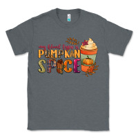 Charcoal Heather my blood type is pumpkin spice Classic Tee - NancyCooperArtShop
