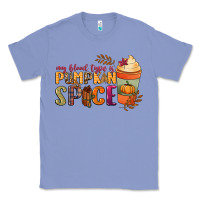 Colony Blue my blood type is pumpkin spice Classic Tee - NancyCooperArtShop