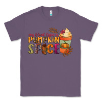 Lavender my blood type is pumpkin spice Classic Tee - NancyCooperArtShop