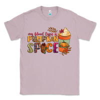 Lilac my blood type is pumpkin spice Classic Tee - NancyCooperArtShop