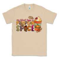 Mushroom my blood type is pumpkin spice Classic Tee - NancyCooperArtShop