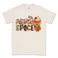 Natural my blood type is pumpkin spice Classic Tee - NancyCooperArtShop