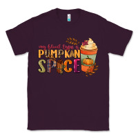Plum my blood type is pumpkin spice Classic Tee - NancyCooperArtShop