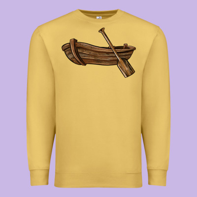 Rowboat Premium Sweatshirt Designed By Barkaloodesign