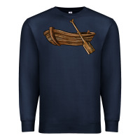Navy rowboat Premium Sweatshirt - BarkalooDesign