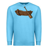 Ocean Blue rowboat Premium Sweatshirt - BarkalooDesign