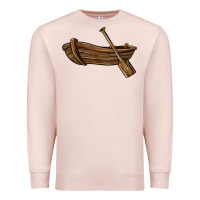 Pale Pink rowboat Premium Sweatshirt - BarkalooDesign