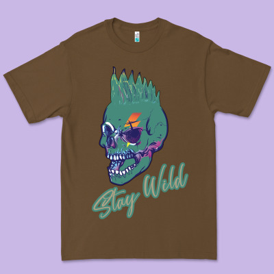 Stay Wild Premium Tee Designed By Bettercallsaul
