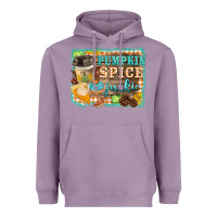 Lavender pumpkin spice junkie Heavyweight Hoodie - BarkalooDesign