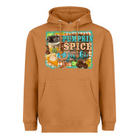 Meerkat pumpkin spice junkie Heavyweight Hoodie - BarkalooDesign