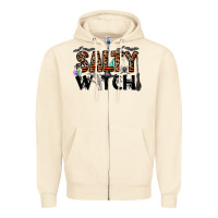 Salty Witch Zipper Hoodie | Teevron