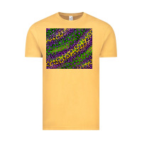 Vintage Mustard mardi gras leopard Vintage Tee - RanaPortraitStore