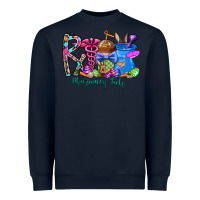 Navy easter pharmacy Heavyweight Sweatshirt - CowhideDigitalArt