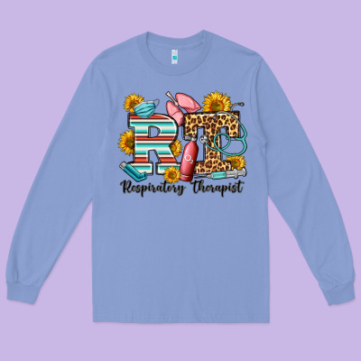 Respiratory Therapist Western Long Sleeve Tee Designed By Oliviacreatesart