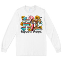 White respiratory therapist western Long Sleeve Tee - OliviaCreatesArt