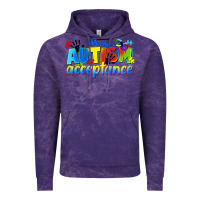 Cloud Purple Autism acceptance Vintage Hoodie - CowGirlArtShop