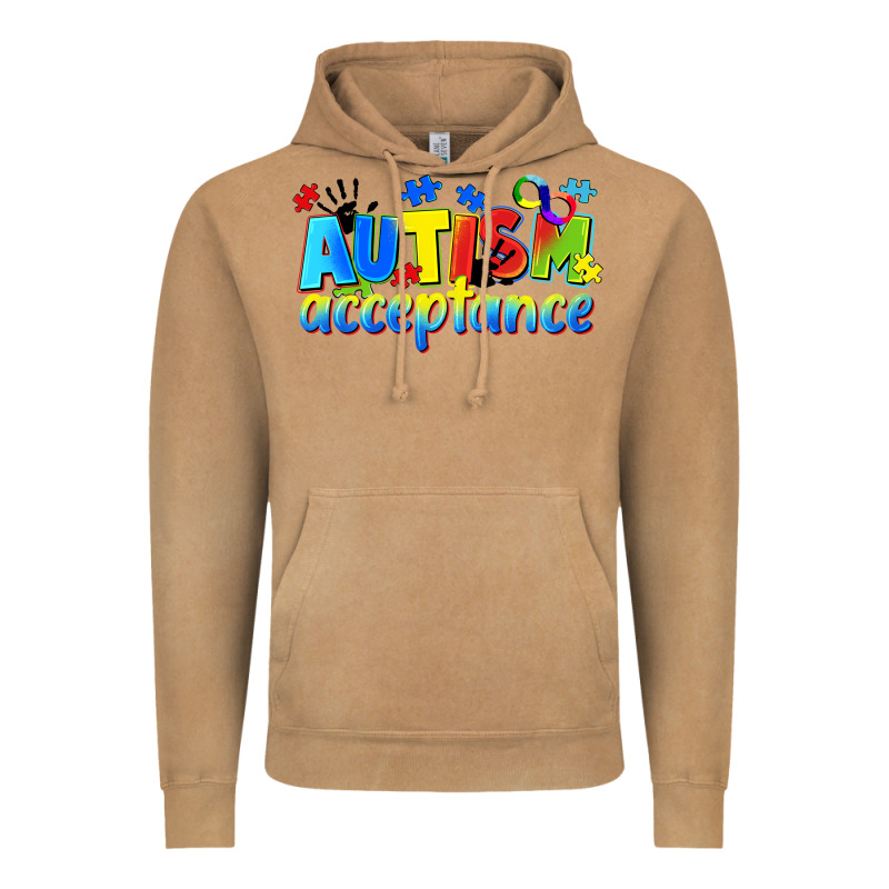 Autism Acceptance Vintage Hoodie by CowGirlArtShop | Teevron