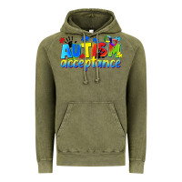 Vintage Olive Autism acceptance Vintage Hoodie - CowGirlArtShop
