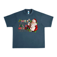 Midnight Navy we whiskey you a merry christmas Urban Heavy Tee - CowGirlArtShop