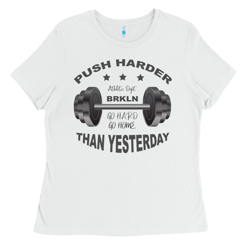 Push Harder Ladies Tee by Bettercallsaul | Teevron