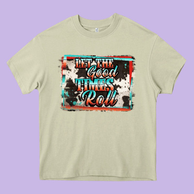 Let The Good Times Roll Heavy Core Tee Designed By Jasminsmagicworld