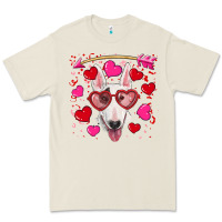 Bone Valentine's day  bull terrier Premium Tee - RanaPortraitStore