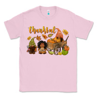 Bubblegum Pink Thankful afro gnome Classic Tee - NancyCooperArtShop