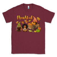 Burgundy Thankful afro gnome Classic Tee - NancyCooperArtShop